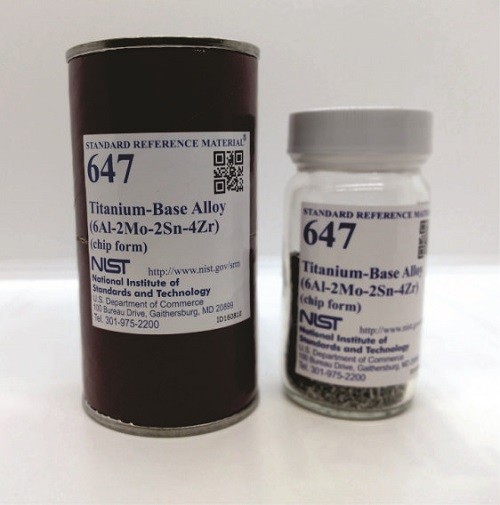 SRM 647  鈦合金，鋁鉬錫鋯標(biāo)準(zhǔn)品