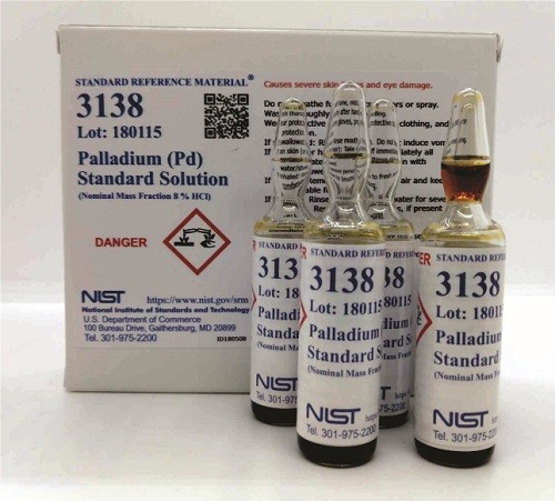 SRM 3138  鈀(Pd)標(biāo)準(zhǔn)溶液