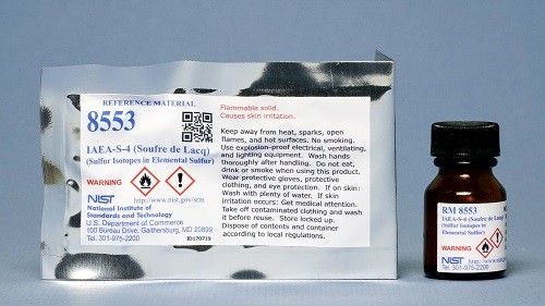 SRM 8553 IAEA-S-4 （元素硫中的硫同位素）標(biāo)準(zhǔn)品