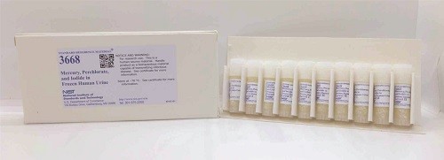SRM 3668  冷凍人尿中的汞、高氯酸鹽和碘化物標(biāo)準(zhǔn)品