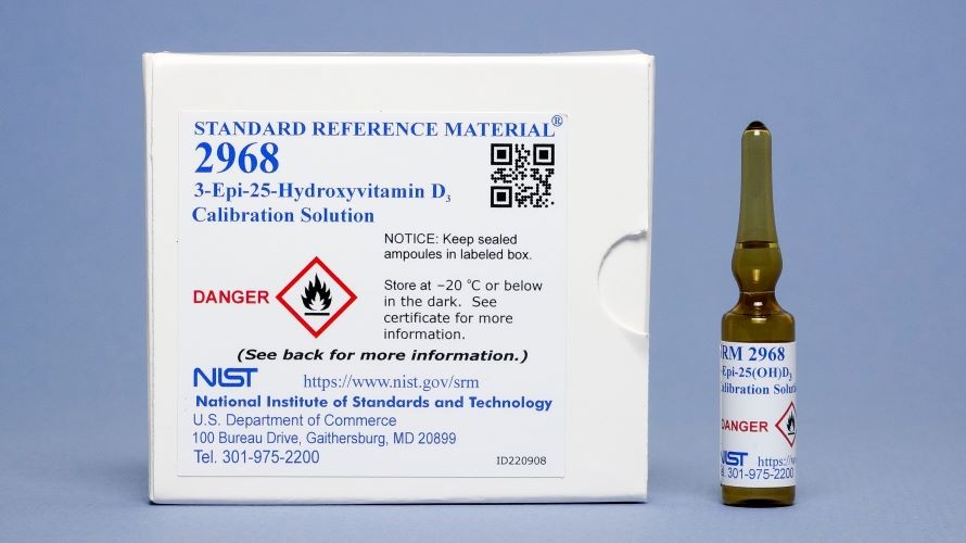 SRM 2968a 3-Epi-25-羥基維生素D3校準溶液標準品