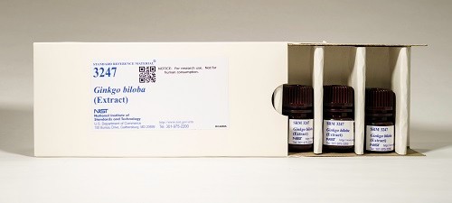 SRM 3247  銀杏葉(摘錄)標(biāo)準(zhǔn)品