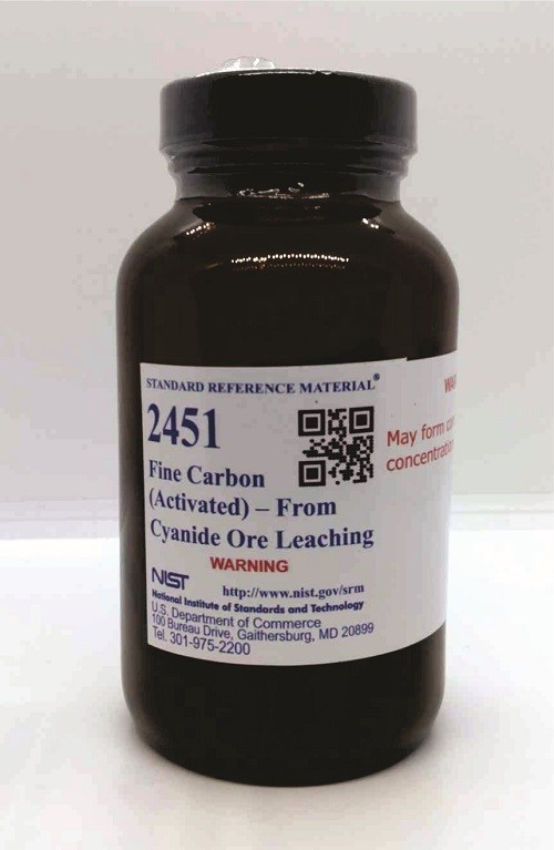 SRM 2451  氰化礦石浸出中的細(xì)碳標(biāo)準(zhǔn)品(活化)