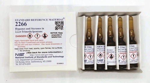 SRM 2266   2，2，4三甲基戊烷中的厚樸烷和甾烷標準品