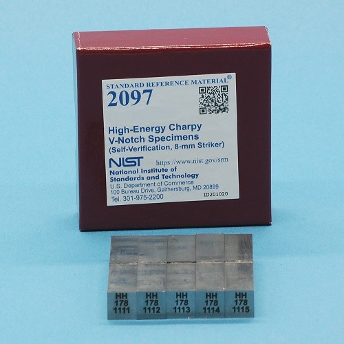 SRM 2097  高能Charpy V-缺口標(biāo)本(自驗(yàn)證，8毫米射手)