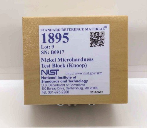 SRM 1895  鎳顯微硬度測試塊(Knoop)標(biāo)準(zhǔn)品