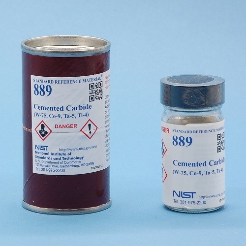 SRM 889  硬質(zhì)合金(W-75，Co-9，Ta-5，Ti-4)標(biāo)準(zhǔn)品