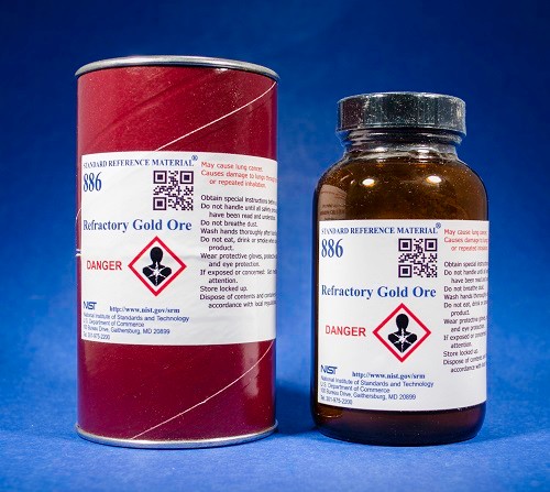 SRM 886 難熔金礦標(biāo)準(zhǔn)品